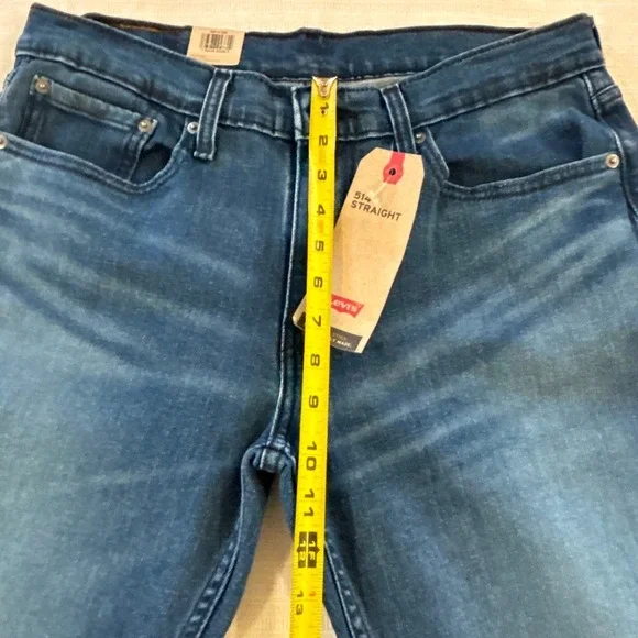 Levis 514 Straight Fit Mens Jeans 32x30 Dark Wash Stretch Denim New NWT - Picture 9 of 10